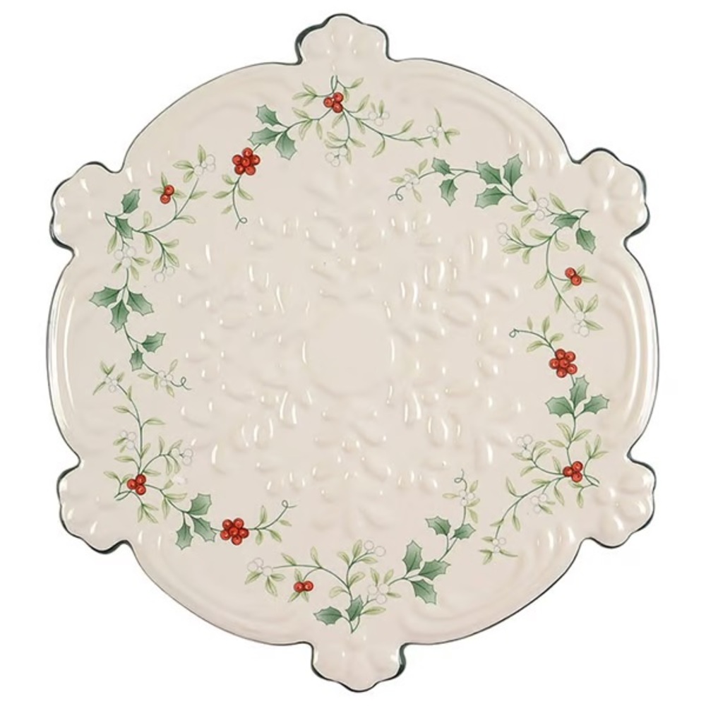 New in Box Pfaltzgraff Holiday Snowflake Trivet